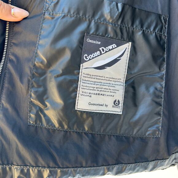 Belstaff Silver Label Y2K Men’s Goose Down Puffer Jacket Winter Black 48 Medium - Picture 6 of 14